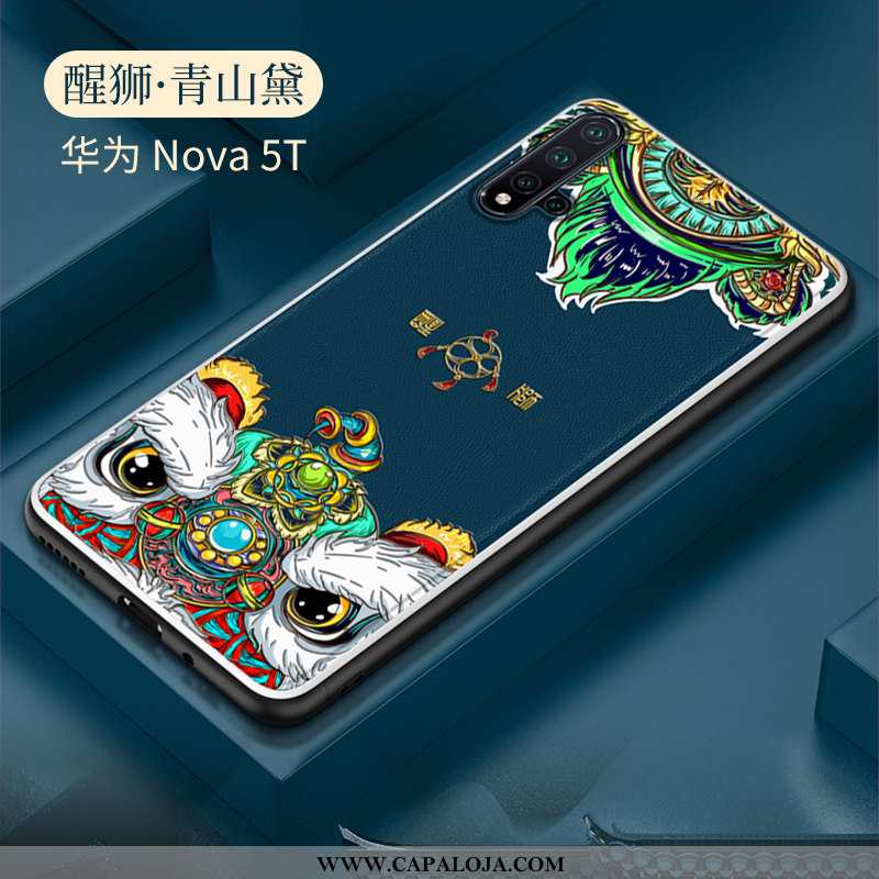 Capas Huawei Nova 5t Protetoras Super Criativas Telemóvel Vermelho, Capa Huawei Nova 5t Silicone Bar