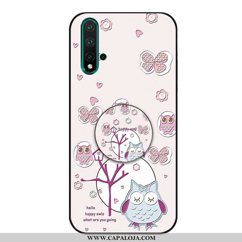 Capas Huawei Nova 5t Slim Personalizado Silicone Nova Rosa, Capa Huawei Nova 5t Soft Baratas