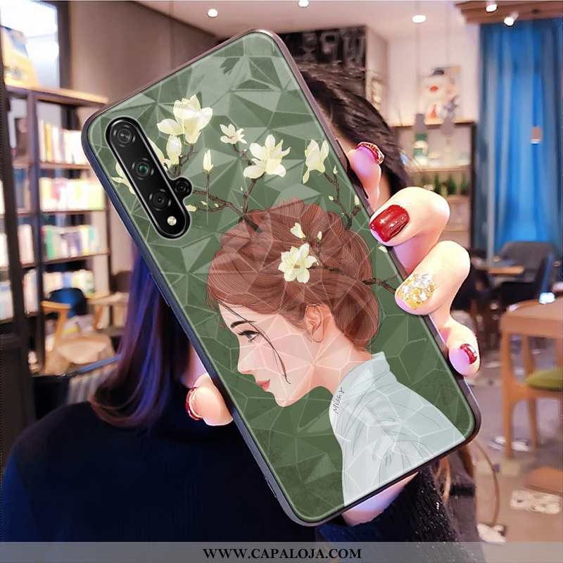 Capas Huawei Nova 5t Soft Diamond Telemóvel Vermelha Verde, Capa Huawei Nova 5t Malha Baratas