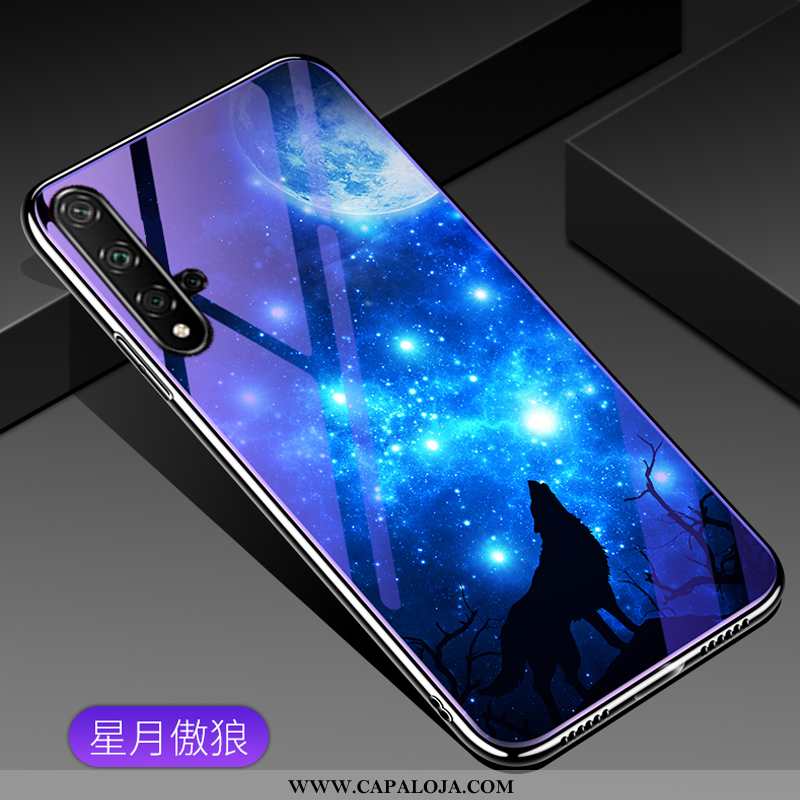 Capas Huawei Nova 5t Tendencia Azul Estilosas Blu, Capa Huawei Nova 5t Vidro Venda