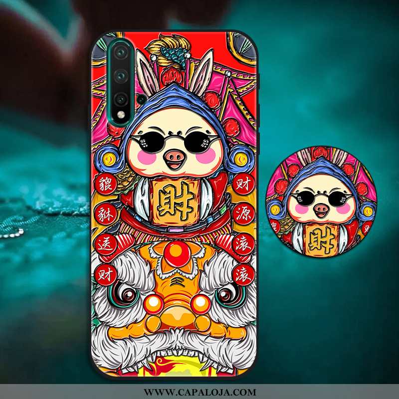 Capas Huawei Nova 5t Tendencia Midi Silicone Feminino Colorido, Capa Huawei Nova 5t Soft Online