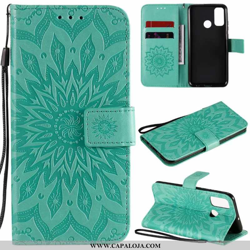 Capas Huawei P Smart 2020 Couro Antiqueda Azul, Capa Huawei P Smart 2020 Telemóvel Venda