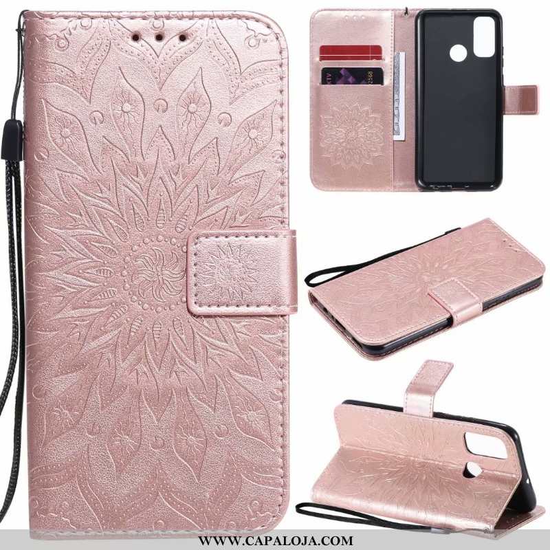 Capas Huawei P Smart 2020 Couro Antiqueda Azul, Capa Huawei P Smart 2020 Telemóvel Venda