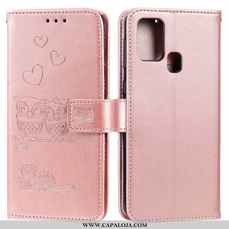 Capas Huawei P Smart 2020 Couro Telemóvel Cases Cover Roxo, Capa Huawei P Smart 2020 Online