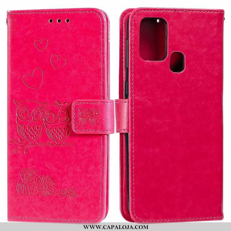 Capas Huawei P Smart 2020 Couro Telemóvel Cases Cover Roxo, Capa Huawei P Smart 2020 Online