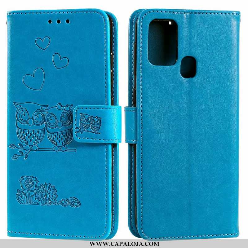 Capas Huawei P Smart 2020 Couro Telemóvel Cases Cover Roxo, Capa Huawei P Smart 2020 Online