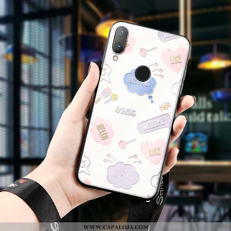 Capas Huawei P Smart 2020 Desenho Animado Antiqueda Novas Personalizado Bege, Capa Huawei P Smart 20