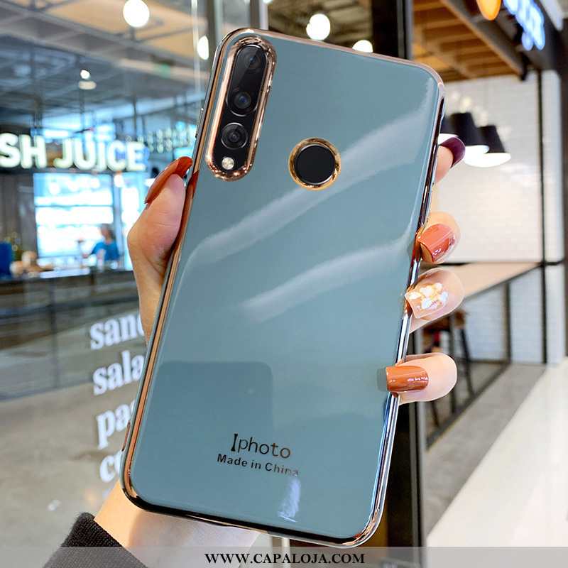 Capas Huawei P Smart+ 2020 Personalizado Verde Malha Azul Turquesa, Capa Huawei P Smart+ 2020 Tenden