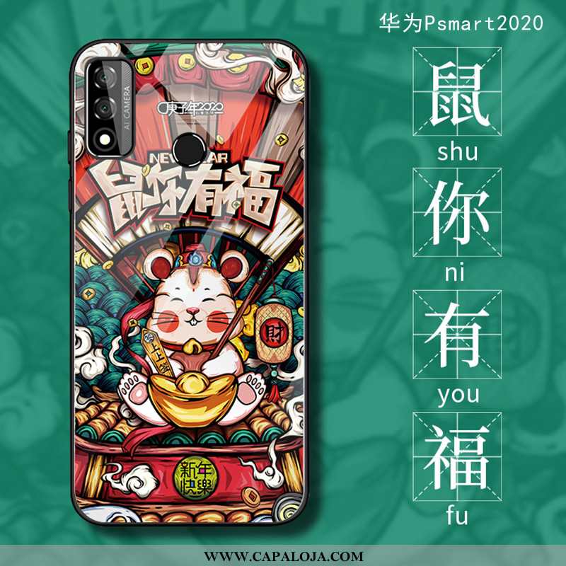 Capas Huawei P Smart 2020 Protetoras Nova Vidro Castanho, Capa Huawei P Smart 2020 Silicone Promoção