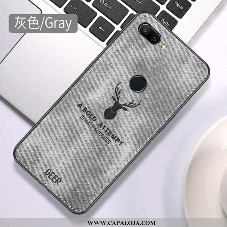 Capas Huawei P Smart Criativas Resistente Antiqueda Cinza, Capa Huawei P Smart Protetoras Barato