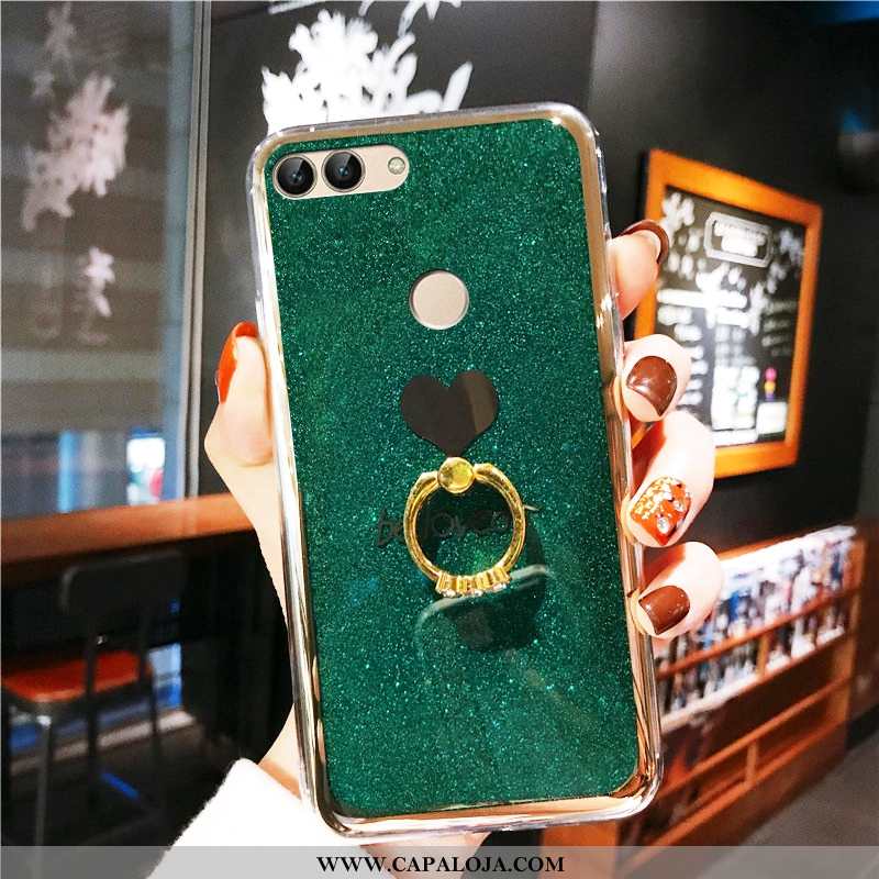 Capas Huawei P Smart Criativas Verde Suporte Moda, Capa Huawei P Smart Soft Baratas