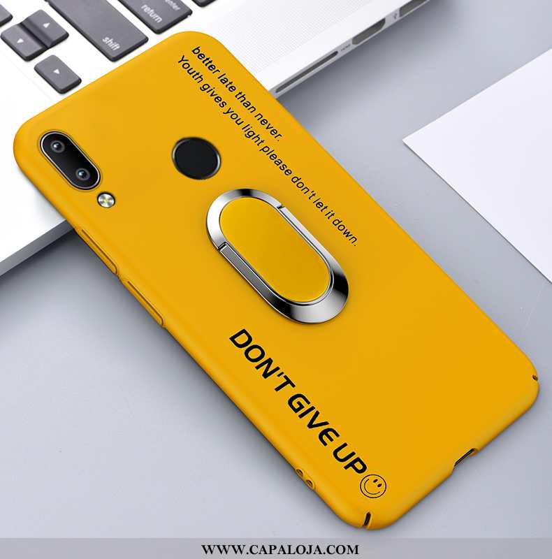 Capas Huawei P Smart+ Protetoras Minimalista Antiqueda Resistente Amarelo, Capa Huawei P Smart+ Fosc