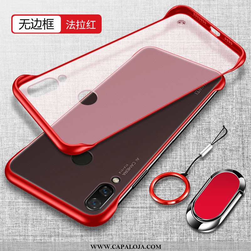 Capas Huawei P Smart+ Silicone Super Telemóvel Protetoras Vermelho, Capa Huawei P Smart+ Transparent