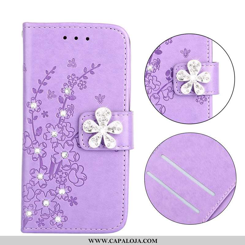 Capas Huawei P Smart Z Carteira Cases Telemóvel Rosa, Capa Huawei P Smart Z Couro Baratas