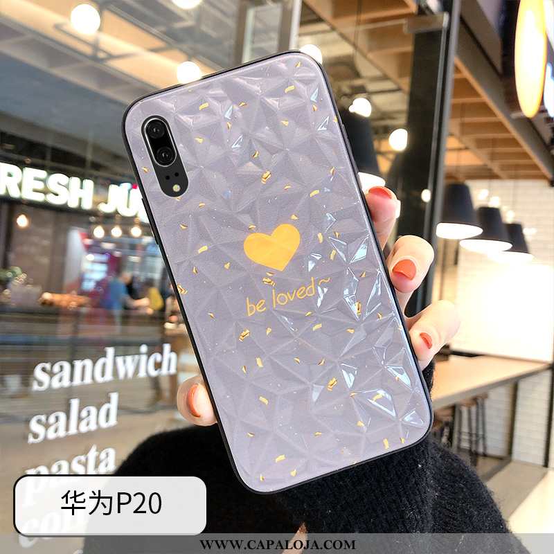 Capas Huawei P20 Cordao Telemóvel Protetoras Verde, Capa Huawei P20 Desenho Animado Online