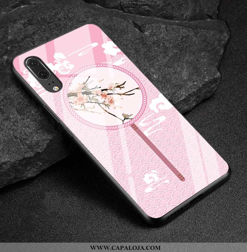 Capas Huawei P20 Couro Genuíno Feminino Rosa Flatform, Capa Huawei P20 Protetoras Comprar