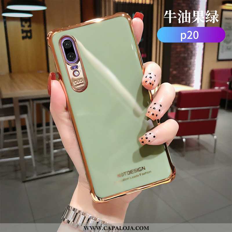 Capas Huawei P20 Personalizada Soft Cinza Silicone, Capa Huawei P20 Criativas Venda