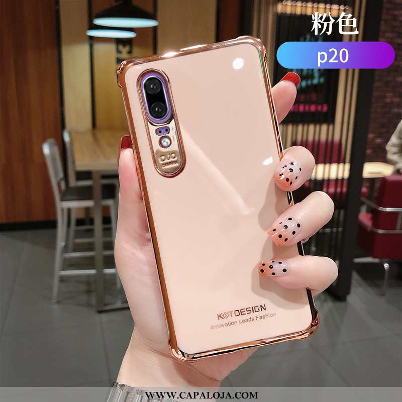 Capas Huawei P20 Personalizada Soft Cinza Silicone, Capa Huawei P20 Criativas Venda