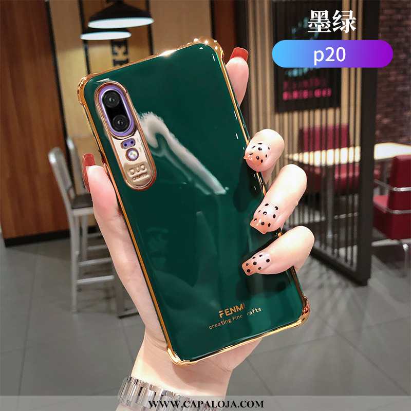 Capas Huawei P20 Personalizada Soft Cinza Silicone, Capa Huawei P20 Criativas Venda