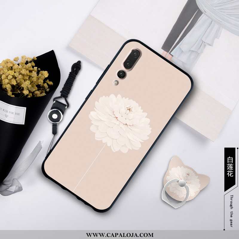 Capas Huawei P20 Pro Cordao Protetoras Silicone Branco, Capa Huawei P20 Pro Personalizada Promoção