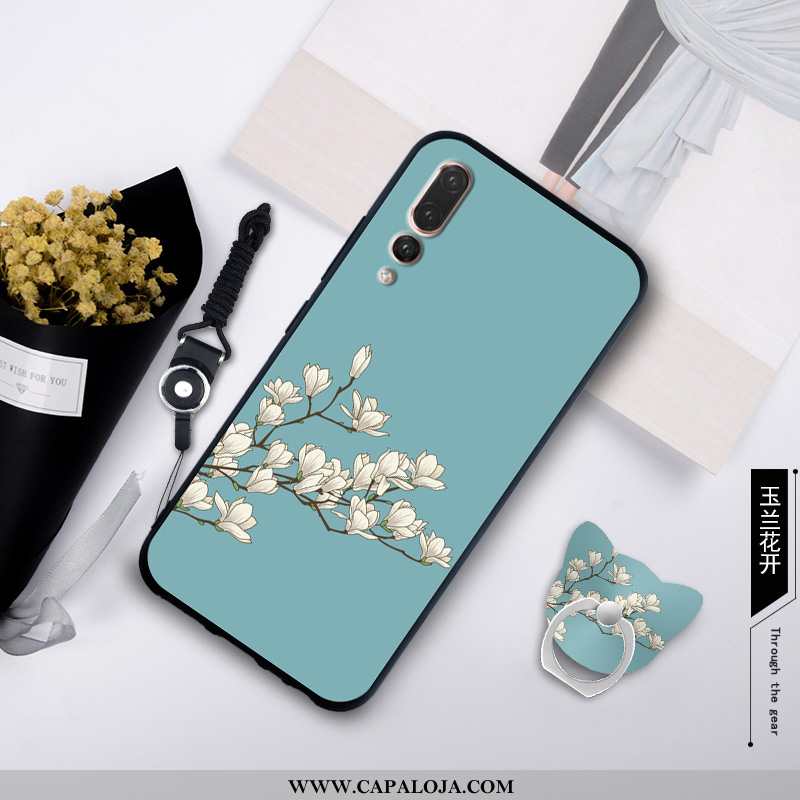 Capas Huawei P20 Pro Cordao Protetoras Silicone Branco, Capa Huawei P20 Pro Personalizada Promoção