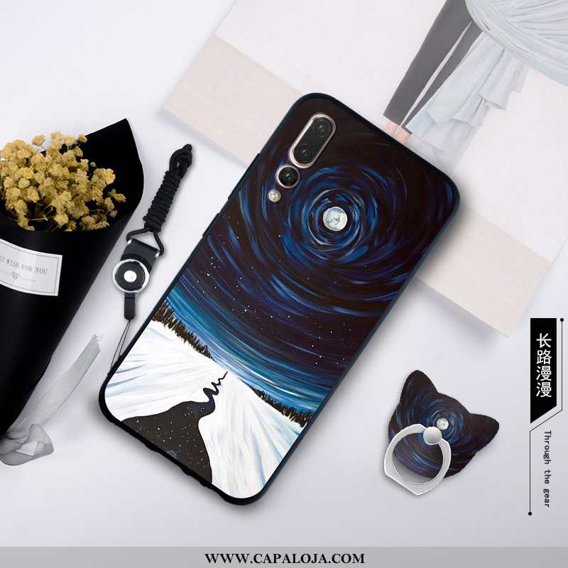 Capas Huawei P20 Pro Cordao Protetoras Silicone Branco, Capa Huawei P20 Pro Personalizada Promoção