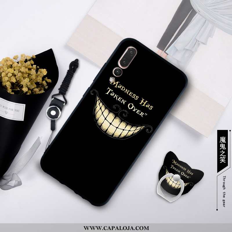 Capas Huawei P20 Pro Cordao Protetoras Silicone Branco, Capa Huawei P20 Pro Personalizada Promoção