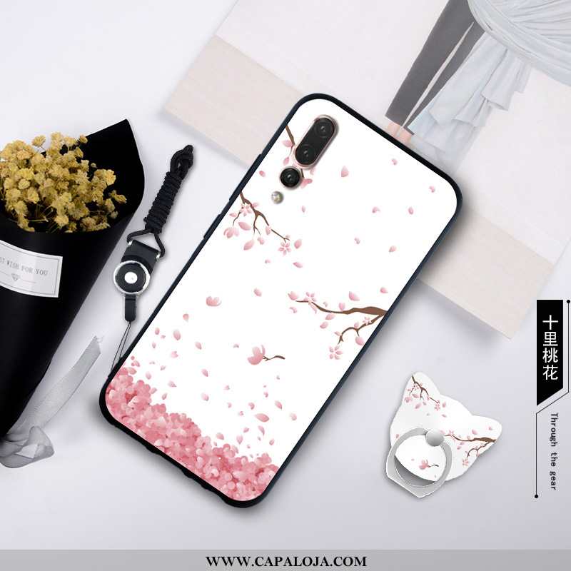 Capas Huawei P20 Pro Cordao Protetoras Silicone Branco, Capa Huawei P20 Pro Personalizada Promoção