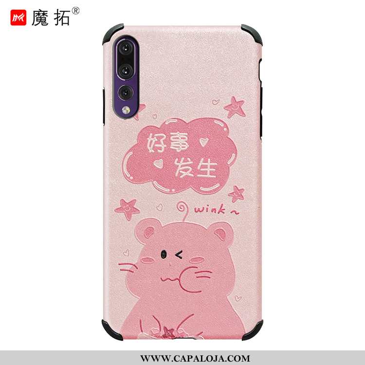 Capas Huawei P20 Pro Criativas Catinet Cases Feminino Azul, Capa Huawei P20 Pro Bonitos Promoção