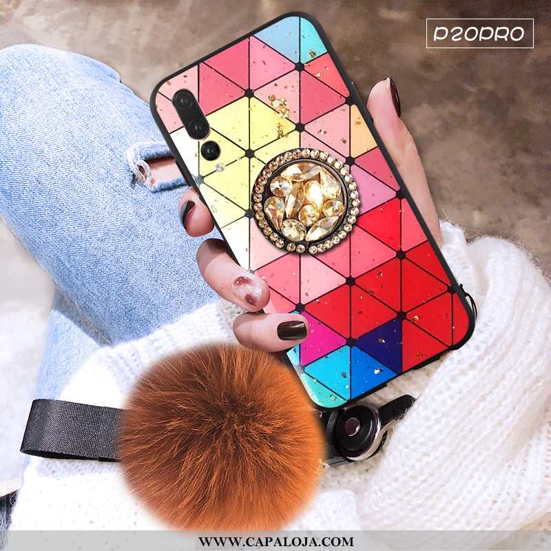 Capas Huawei P20 Pro Criativas Feminino Nova Telemóvel Roxo, Capa Huawei P20 Pro Tendencia Venda