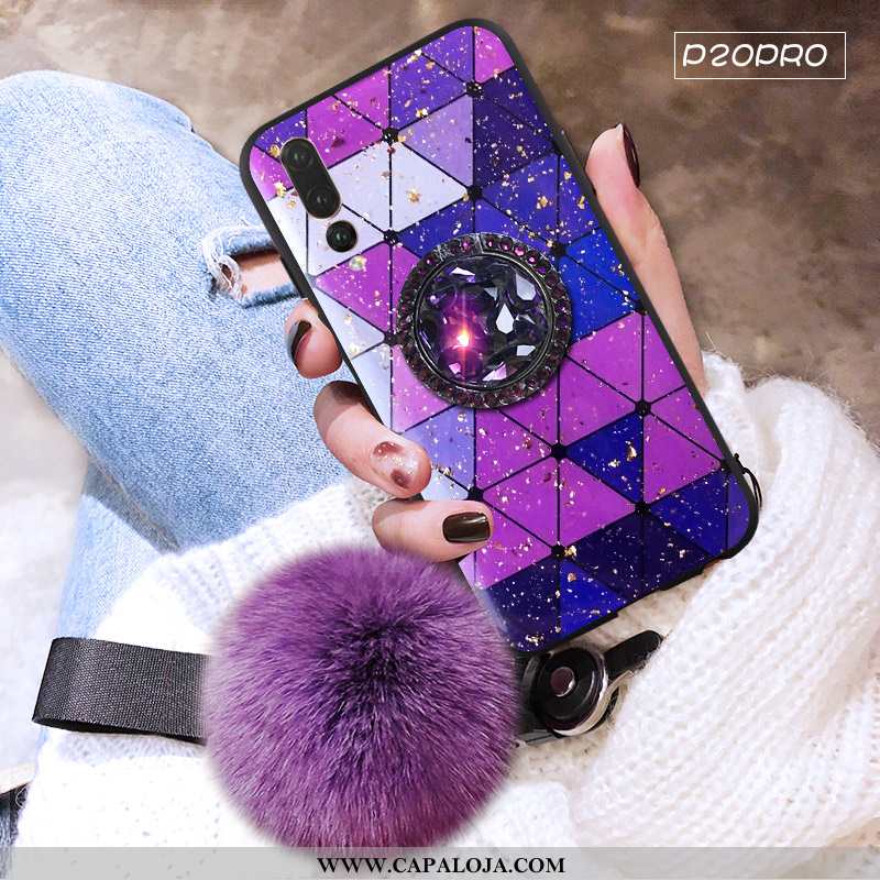 Capas Huawei P20 Pro Criativas Feminino Nova Telemóvel Roxo, Capa Huawei P20 Pro Tendencia Venda