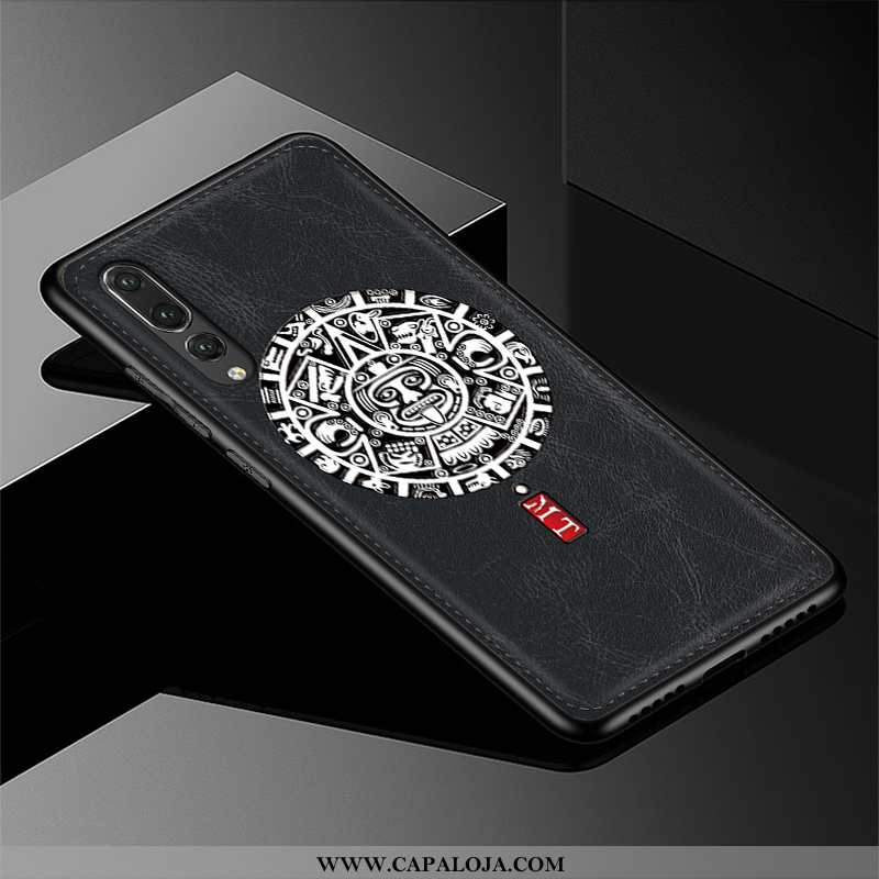 Capas Huawei P20 Pro Silicone Antiqueda Masculino Protetoras Bordô, Capa Huawei P20 Pro Couro Genuín