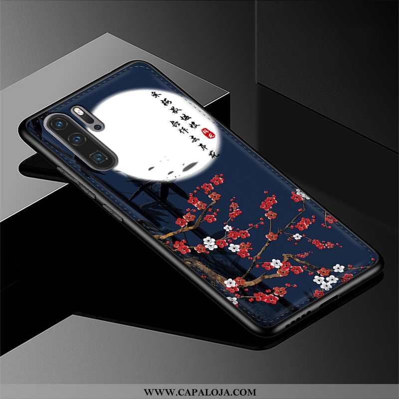 Capas Huawei P20 Pro Silicone Couro Cases Masculino Azul, Capa Huawei P20 Pro Couro Legitimo Promoçã