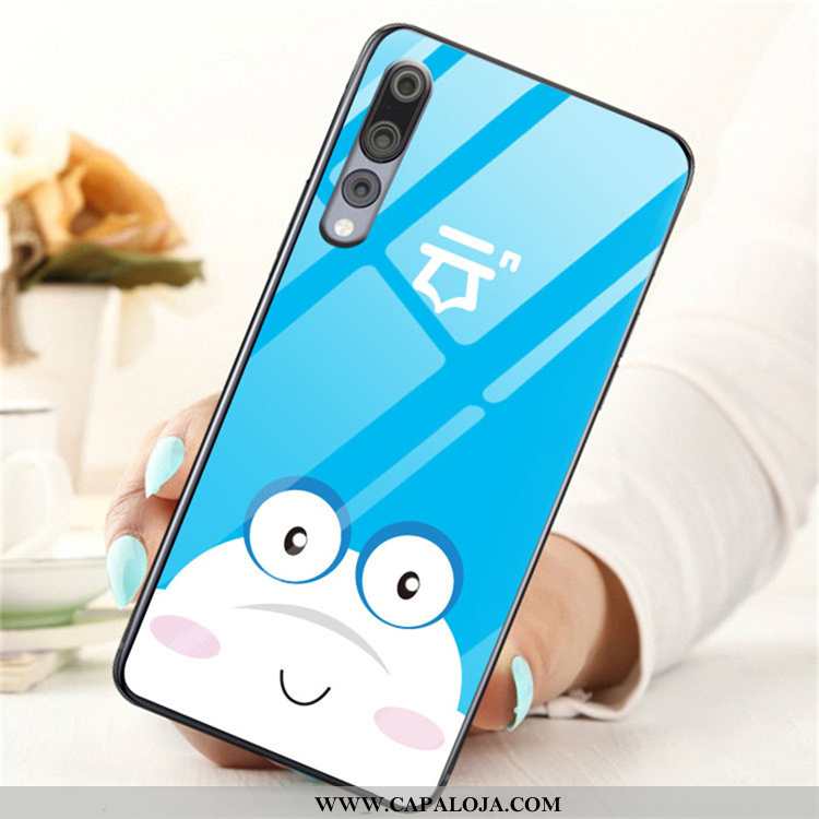 Capas Huawei P20 Pro Vidro Tendencia Bonitos Cases Azul, Capa Huawei P20 Pro Desenho Animado Online