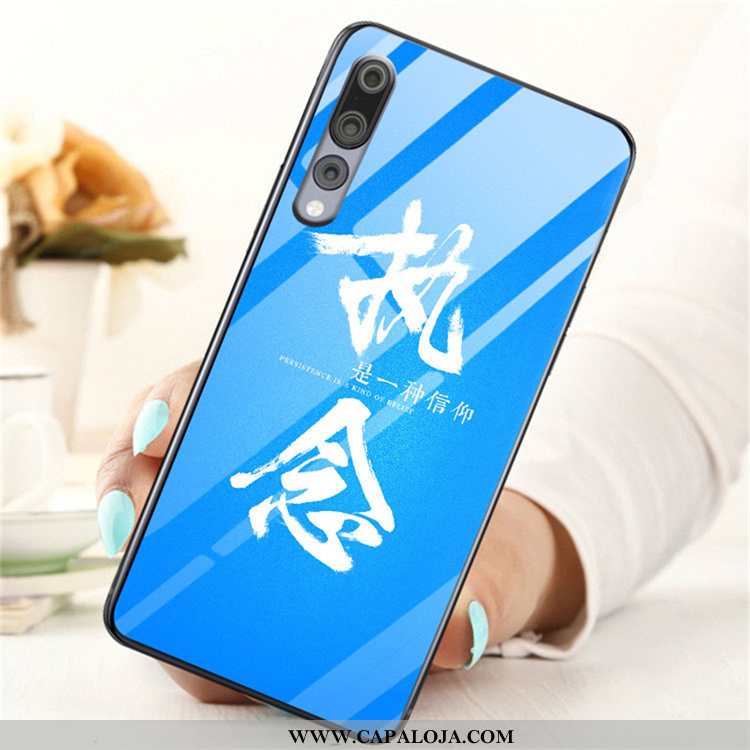 Capas Huawei P20 Pro Vidro Tendencia Bonitos Cases Azul, Capa Huawei P20 Pro Desenho Animado Online