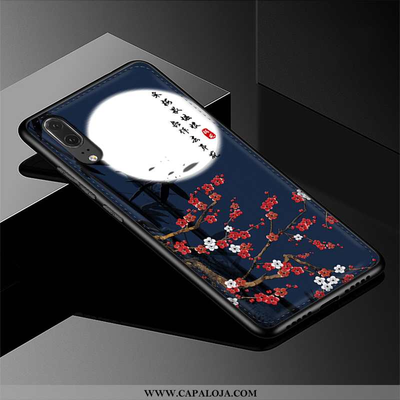 Capas Huawei P20 Protetoras Cases Masculino Azul Escuro, Capa Huawei P20 Silicone Online