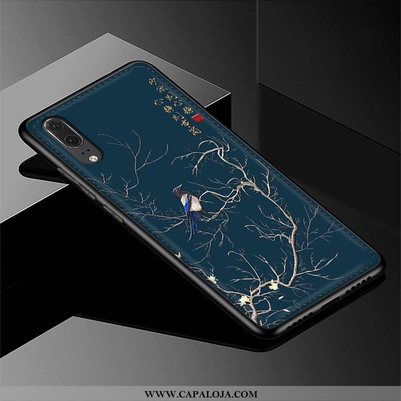 Capas Huawei P20 Protetoras Cases Masculino Azul Escuro, Capa Huawei P20 Silicone Online