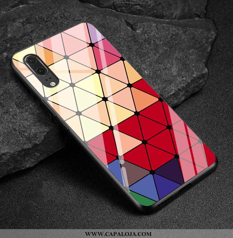 Capas Huawei P20 Protetoras Colorida Cases Tendencia Colorido, Capa Huawei P20 Vidro Venda