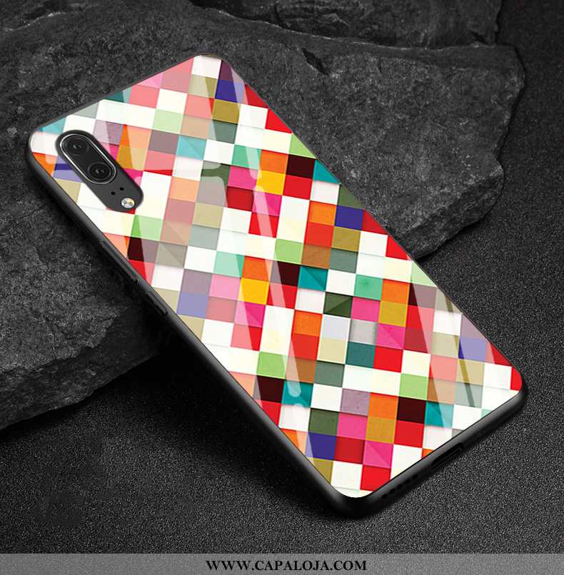 Capas Huawei P20 Protetoras Colorida Cases Tendencia Colorido, Capa Huawei P20 Vidro Venda