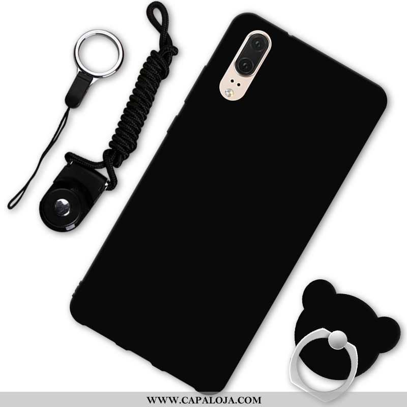 Capas Huawei P20 Protetoras Preto Tendencia Telemóvel, Capa Huawei P20 Personalizado Promoção