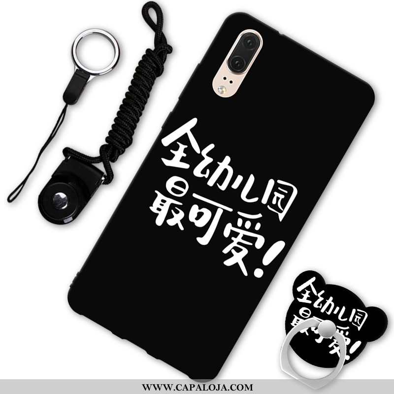 Capas Huawei P20 Protetoras Preto Tendencia Telemóvel, Capa Huawei P20 Personalizado Promoção