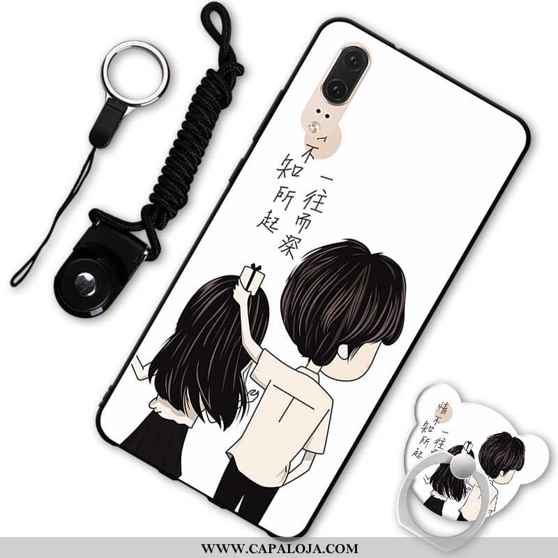 Capas Huawei P20 Protetoras Preto Tendencia Telemóvel, Capa Huawei P20 Personalizado Promoção