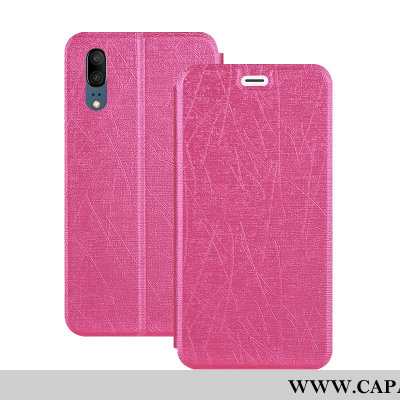 Capas Huawei P20 Protetoras Soft Vermelha Telemóvel Rosa, Capa Huawei P20 Couro Baratos