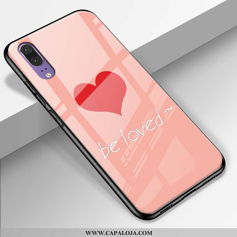 Capas Huawei P20 Protetoras Telemóvel Vidro Estiloso Colorido, Capa Huawei P20 Silicone Baratos