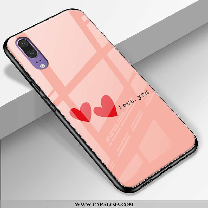 Capas Huawei P20 Protetoras Telemóvel Vidro Estiloso Colorido, Capa Huawei P20 Silicone Baratos