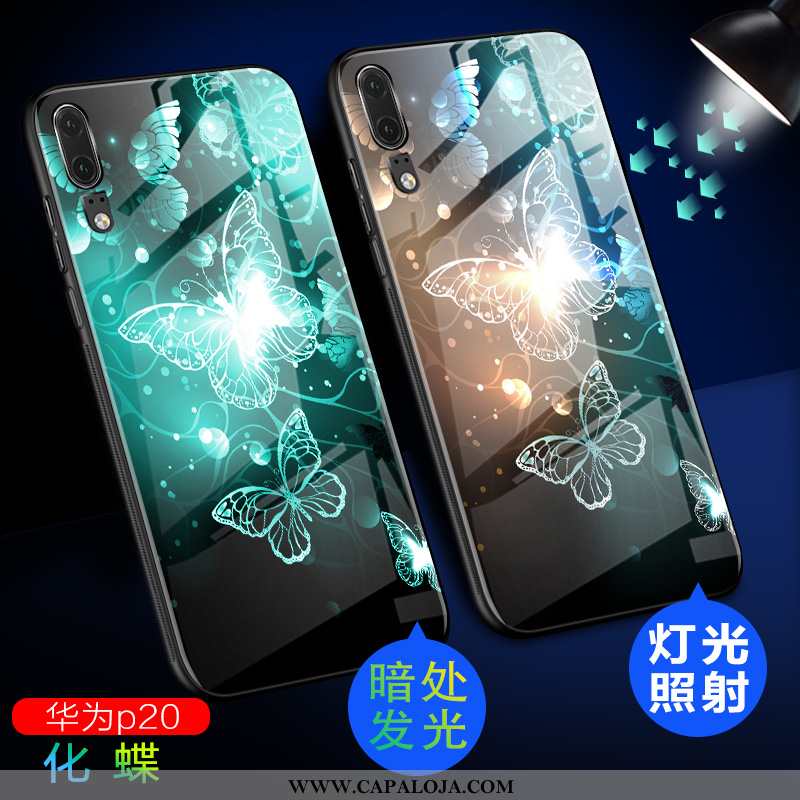 Capas Huawei P20 Slim Cases Protetoras Feminino Verde, Capa Huawei P20 Tendencia Baratas