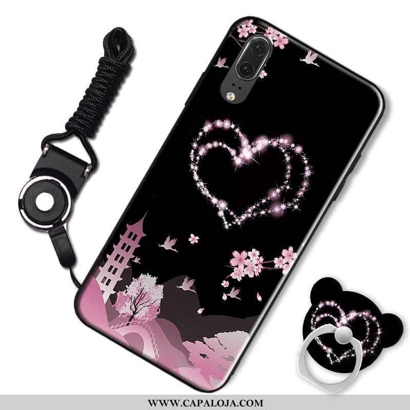 Capas Huawei P20 Tendencia Estilosas Cases Telemóvel Rosa, Capa Huawei P20 Protetoras Barato