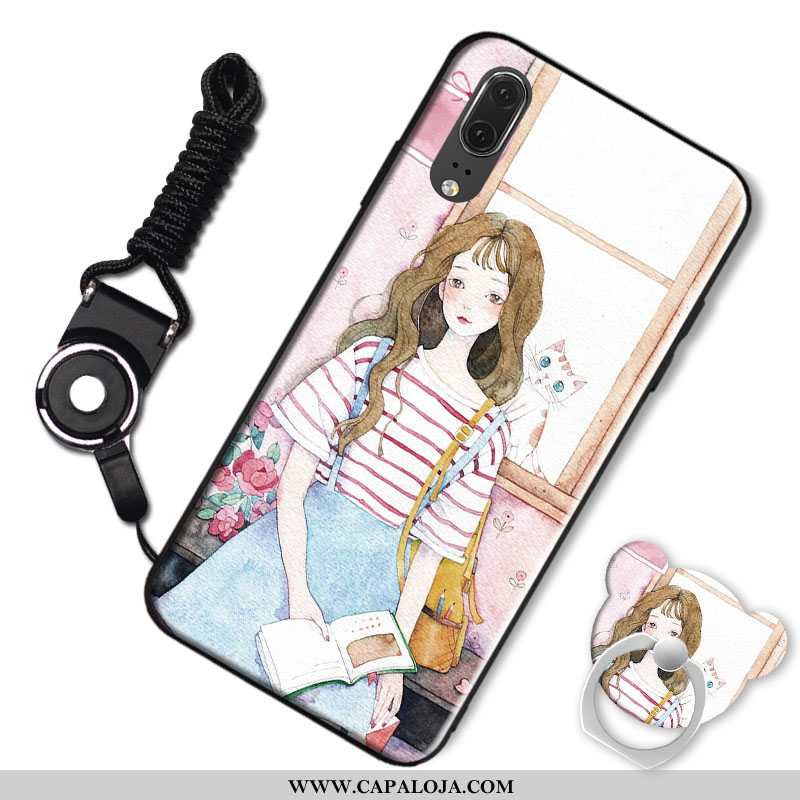 Capas Huawei P20 Tendencia Estilosas Cases Telemóvel Rosa, Capa Huawei P20 Protetoras Barato