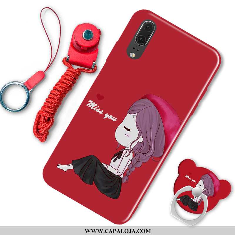 Capas Huawei P20 Tendencia Estilosas Cases Telemóvel Rosa, Capa Huawei P20 Protetoras Barato