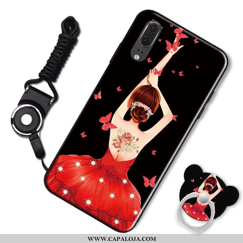 Capas Huawei P20 Tendencia Estilosas Cases Telemóvel Rosa, Capa Huawei P20 Protetoras Barato